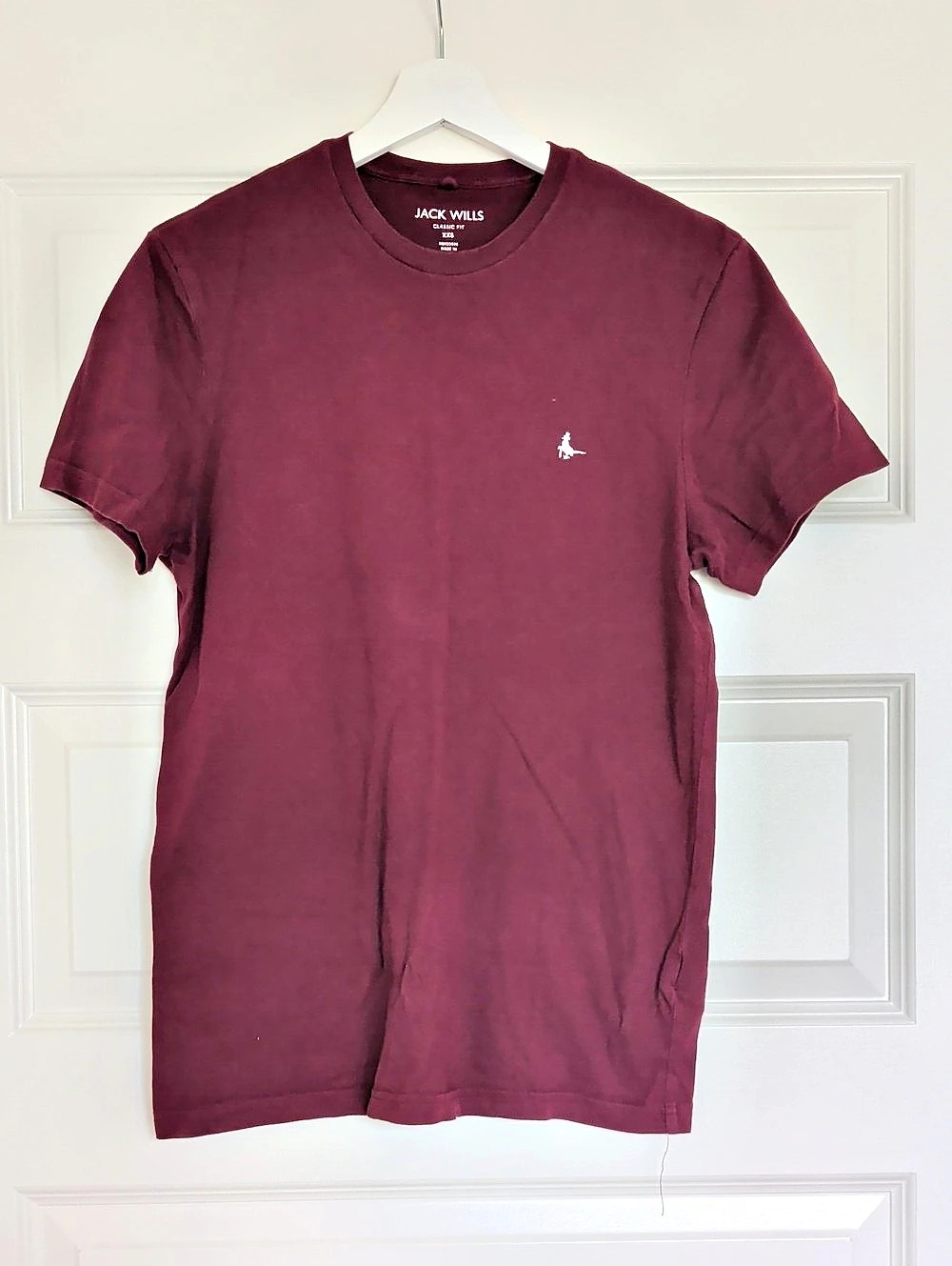 Jack Wills Classic Fit T-Shirt Short Sleeve Purple XXS